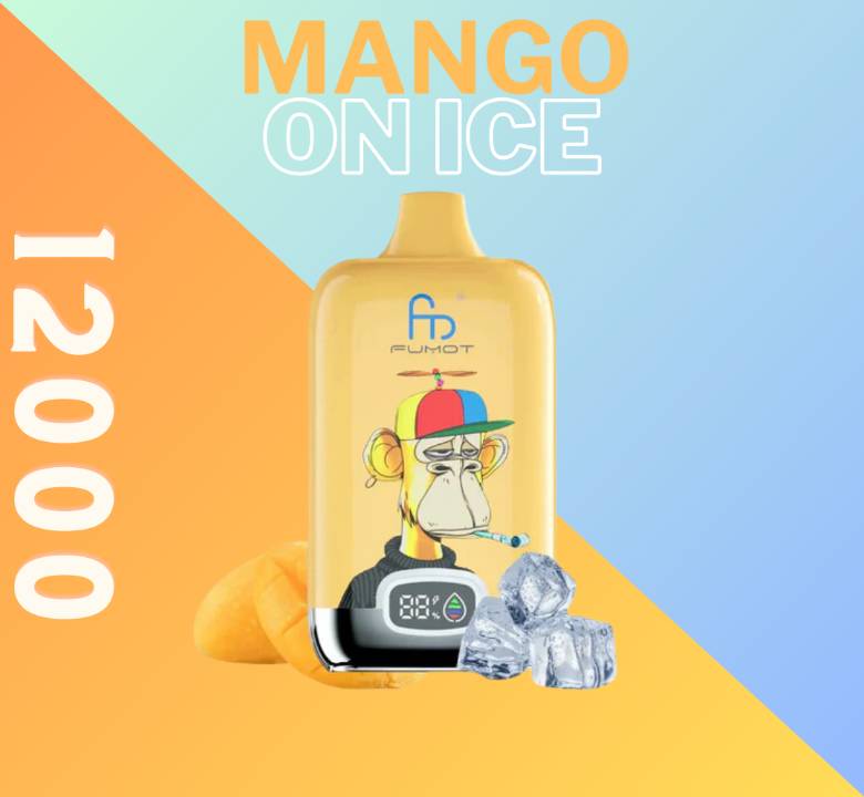 Randm Digital Box 12000 Mango On Ice 🥭🧊