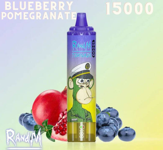 Randm Tornado Vape 15000 Blueberry Pomegranate 🫐