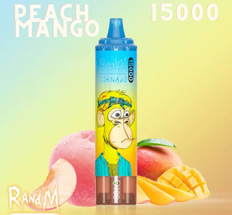 Randm Tornado Vape 15000 Peach Mango 🍑🥭